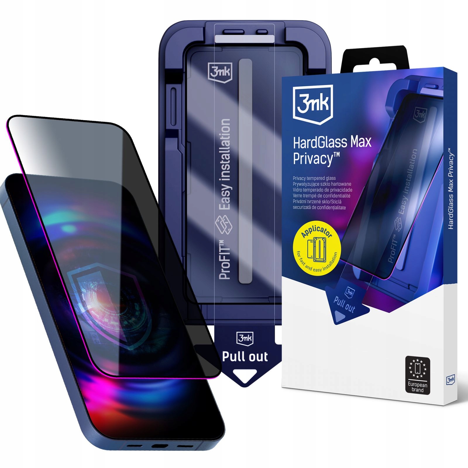 Apple Iphone 13/13PRO/14/16E/17E 3MK Hardglass Max Privacy