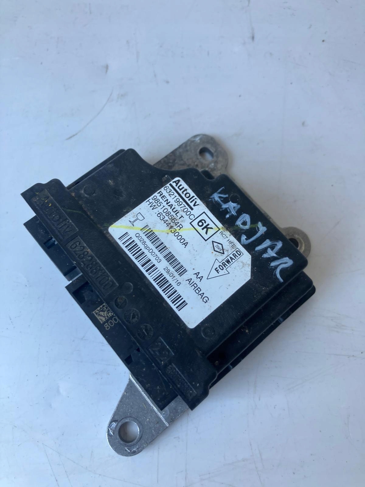 module SENSOR airbag RENAULT KADJAR 985108564R