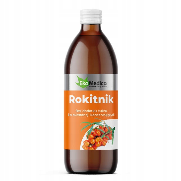 

Sok z rokitnika 100% bez cukru 500ml