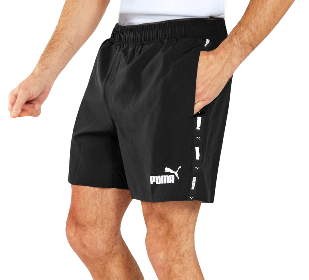 3148 Spodenki Puma Męskie Z Kieszeniami Sportowe Z Podszewką Czarne XL