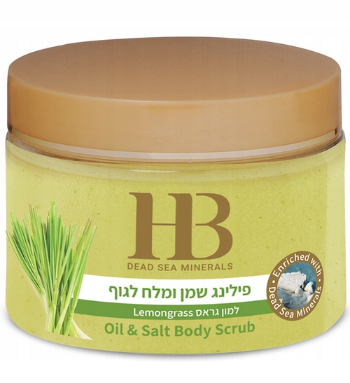 Piling na tělo z mrtvého moře Lemongras od firmy Health & Beauty