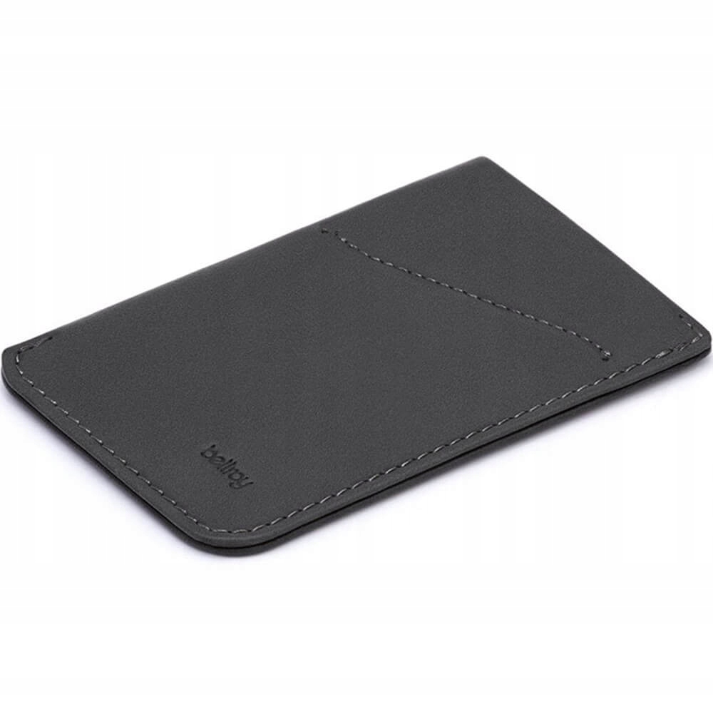 Šedá peněženka na karty a hotovost z přírodní kůže Antracit/Kobalt Bellroy