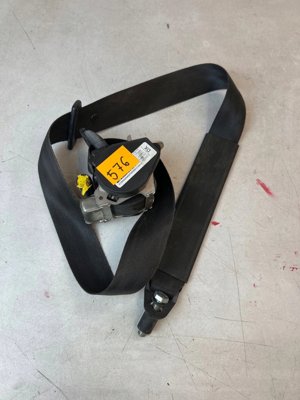 tension belt safety front front right Fiat Doblo II Opel Combo D