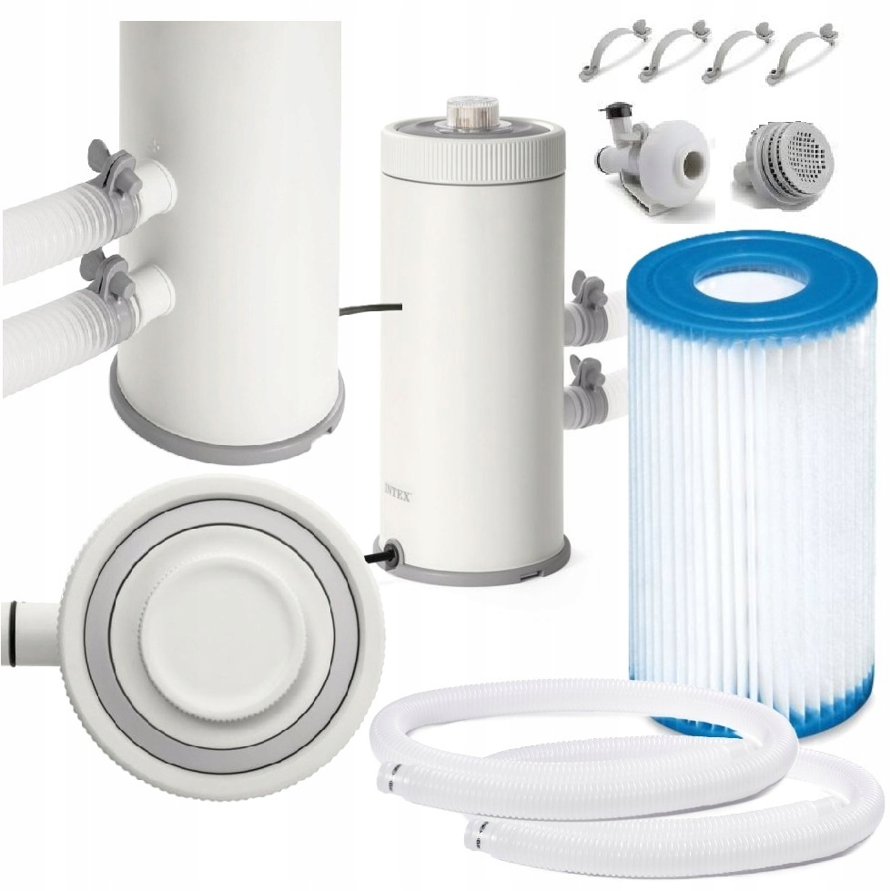Pompa Basenowa Filtrująca do Basenu 300-457cm+ Filtr Zestaw Montażowy Intex