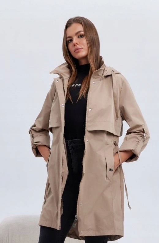 Kurtka A'la Parka B2006 Ciemny Beż XL (42)