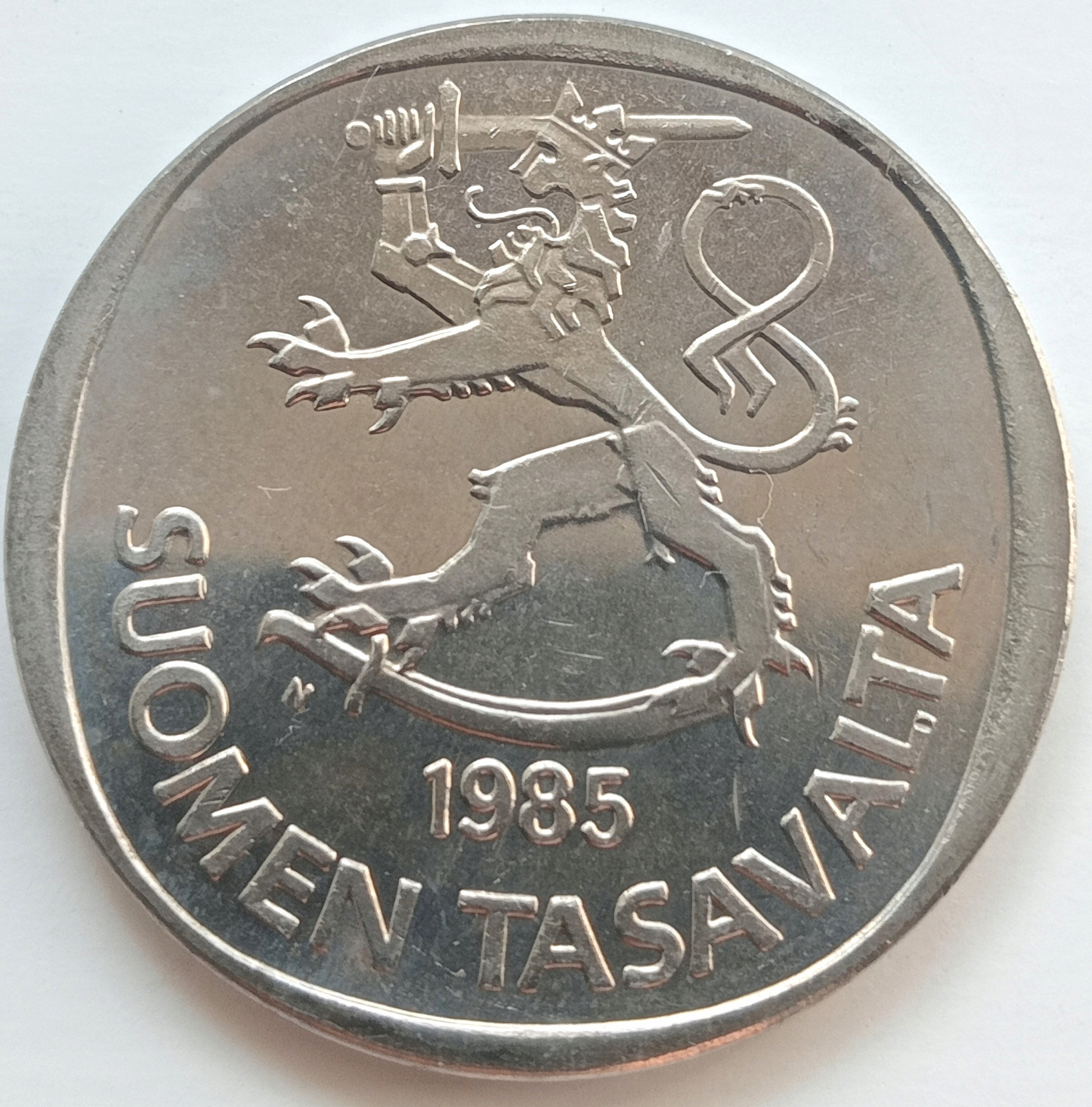 Finlandia 1 Marka1985 Mennicza (UNC)