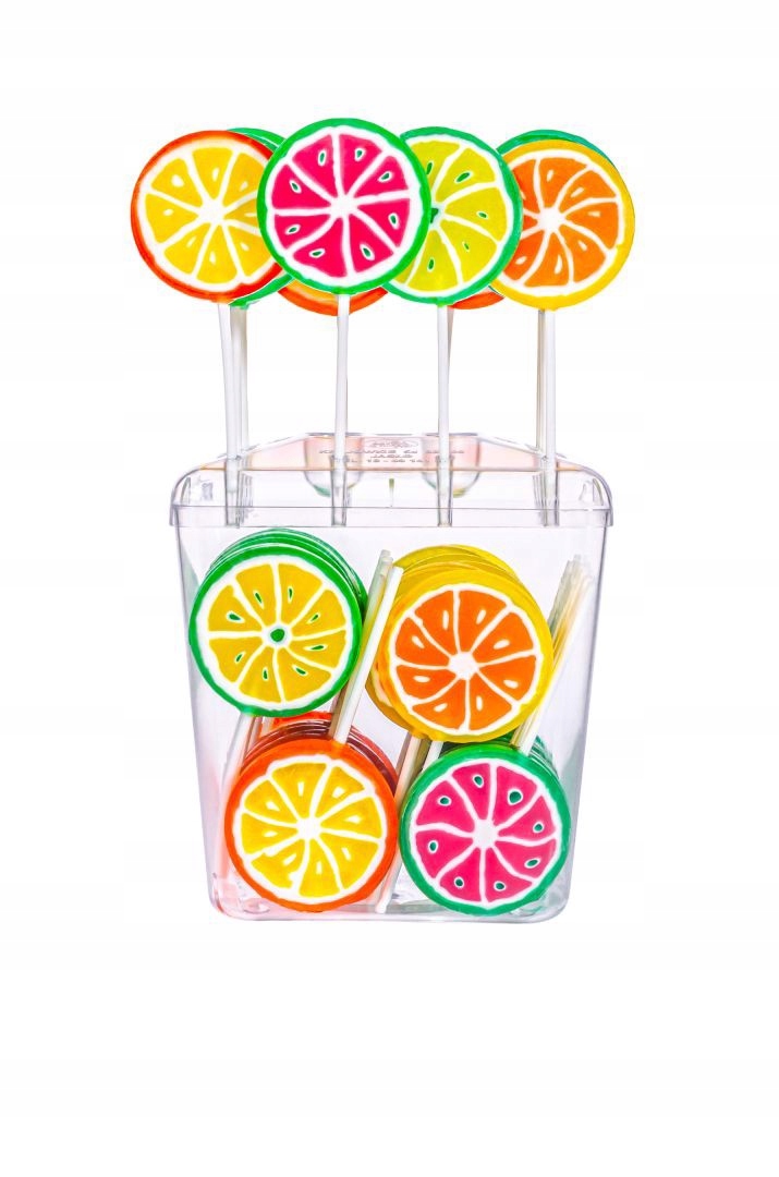 Levně Lízátko desénové s ovocnou příchutí 1,3 kg (50 x 26 g)