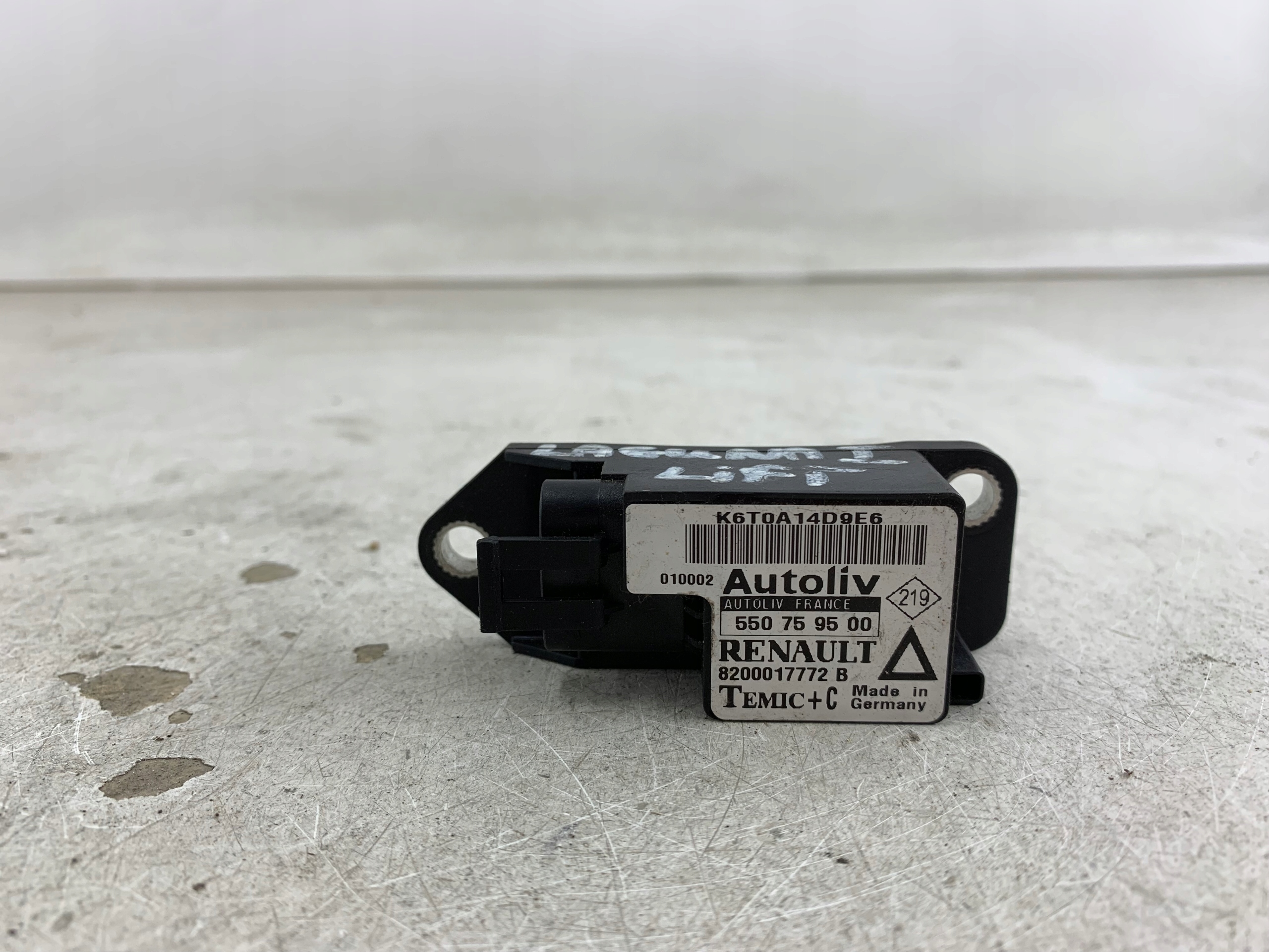 RENAULT LAGUNA e sensore impatto d'urto 8200017772B