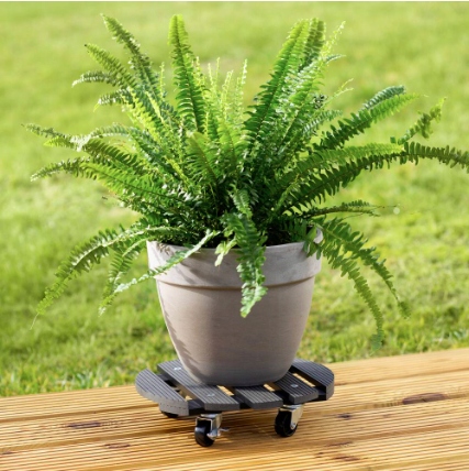 CZARNY STOJAK MOBILNY POD DONICĘ KÓŁKA Z BLOKADA WOZEK DO TRANSPORTU EAN (GTIN) 4251381929220