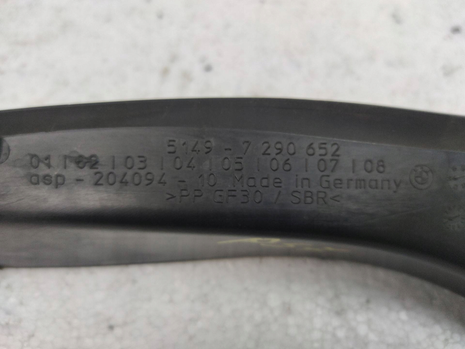 moulding below lampe BMW 3 F30 2015 5149-7290652