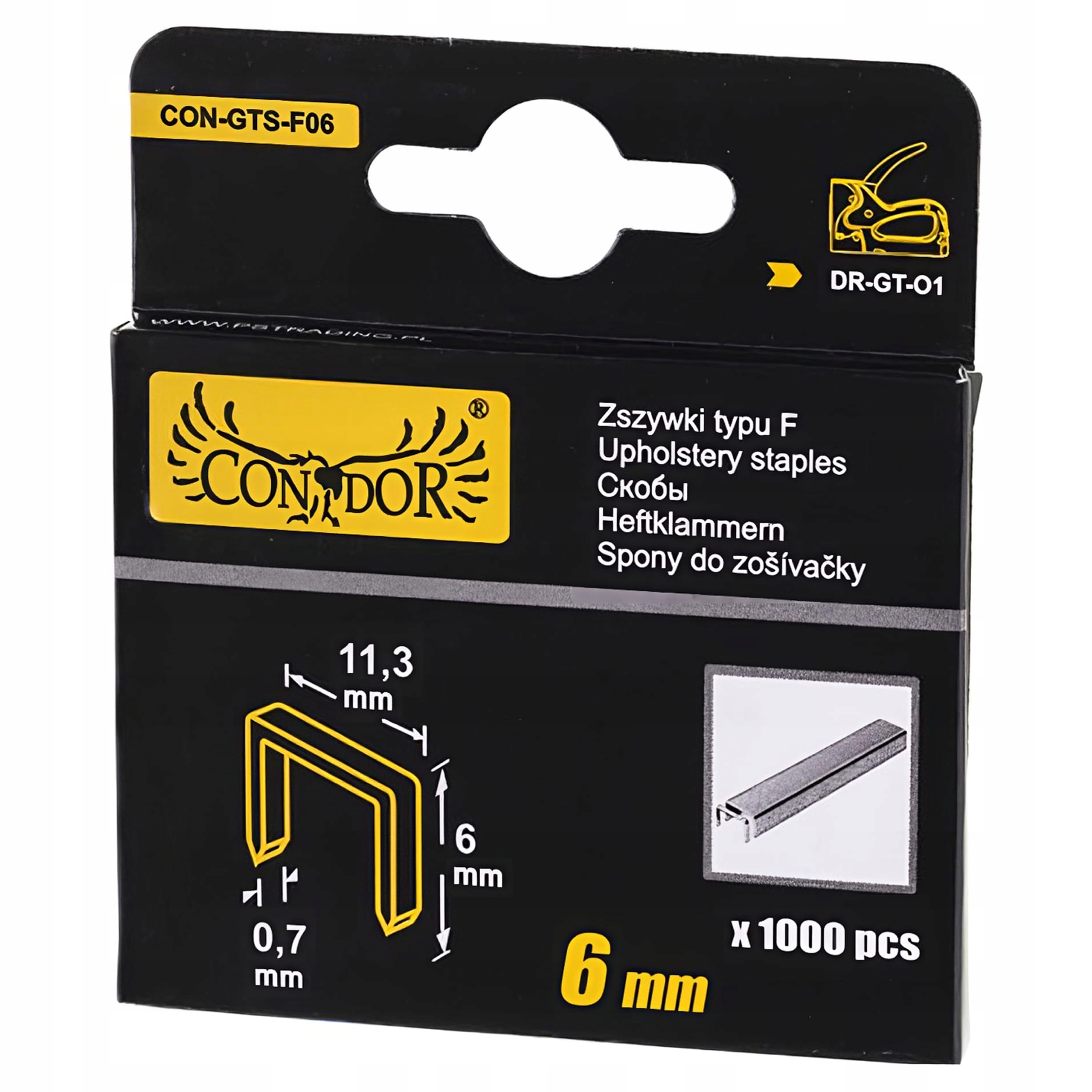 ZSZYWKI DO ZSZYWACZY TAPICERSKICH 6 MM 1000 SZT