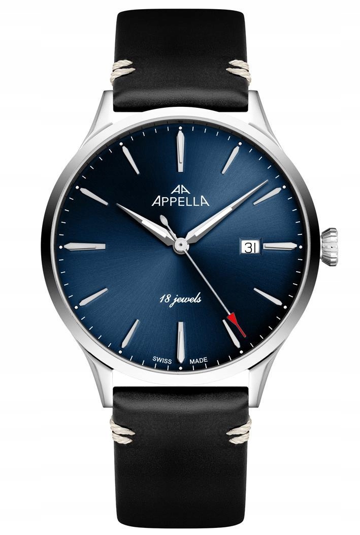 Nové Originální Pánské hodinky Appella L90.5215M Mechanické na řemínku