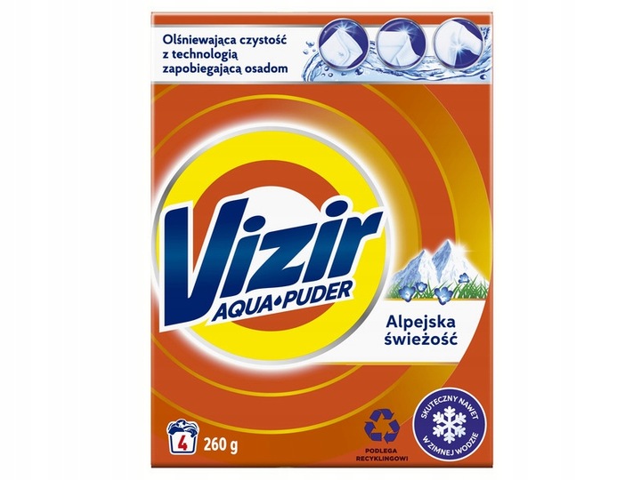 

Proszek do prania Vizir AquaPuder Biały 260G