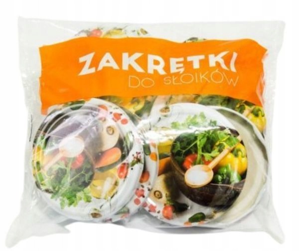 ZAKRĘTKA DO SŁOIKA WIECZKO 6 zaczep 82mm 10 szt x5 EAN (GTIN) 5907484528288