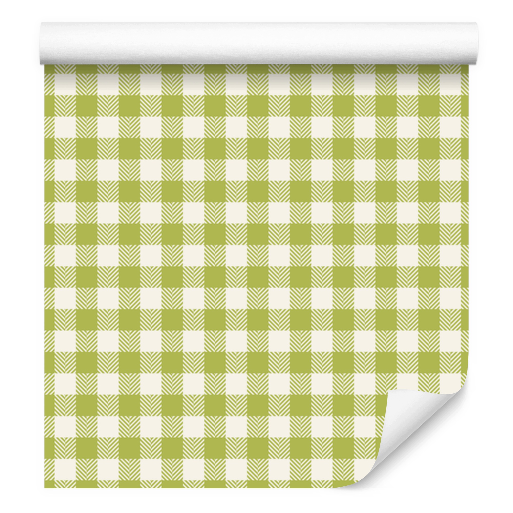 Tapeta Vzor tkaniny žlutá a krémová do obývacího pokoje a ložnice 50 x 1000 cm