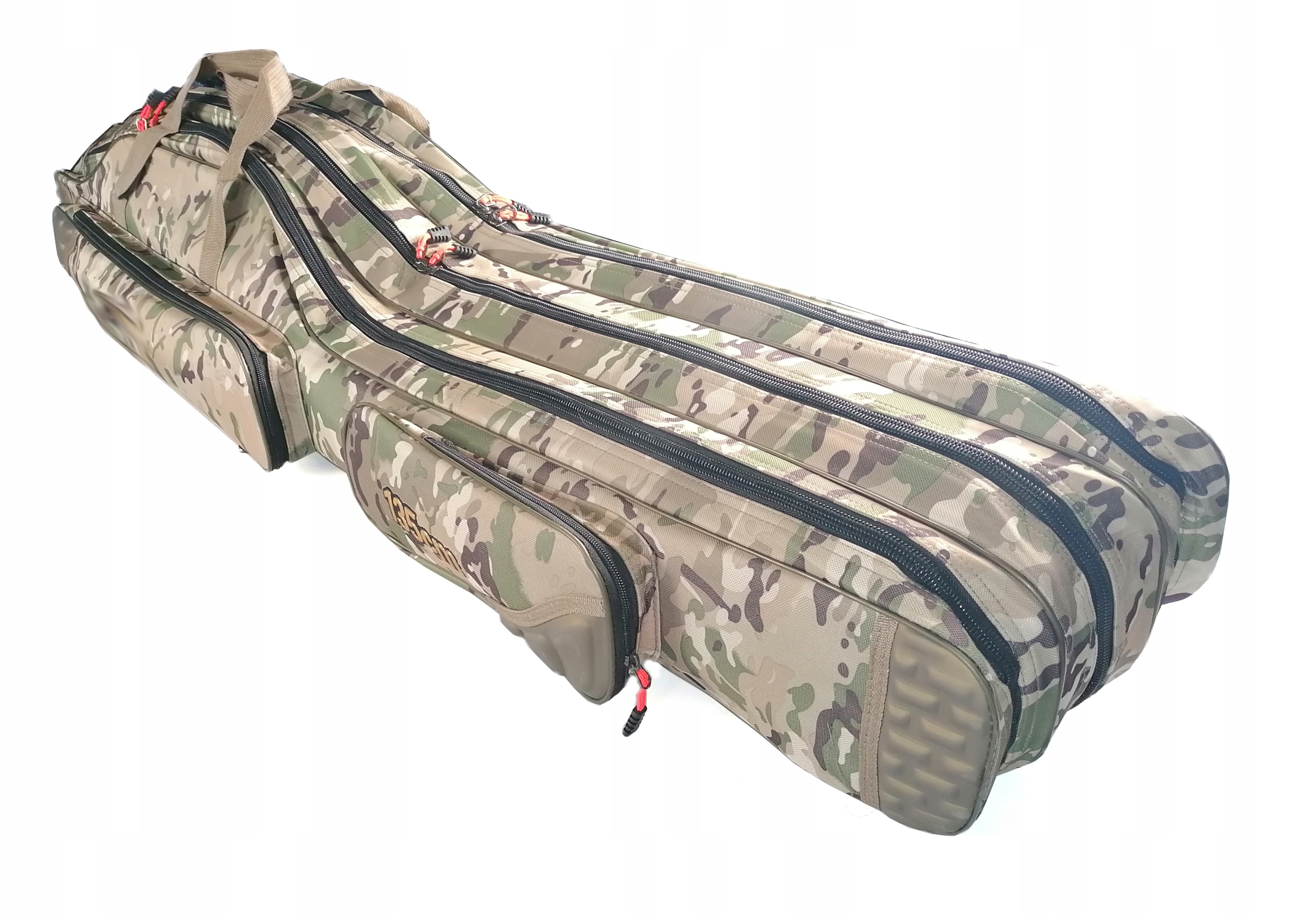 Pokrowiec Na Wędki 135cm 3 Komorowy Sztywny Mocny