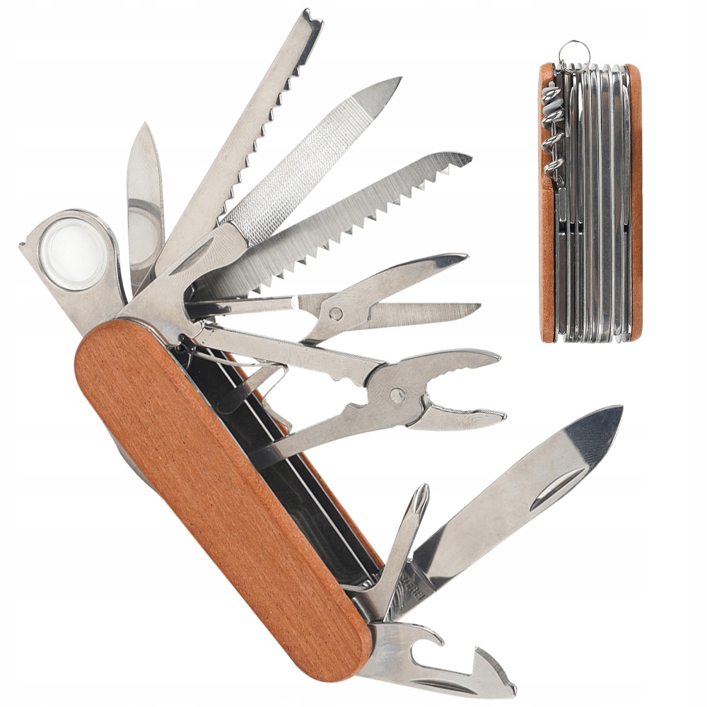 Scyzoryk Nóż Składany Multitool Turystyczny Dla Taty Chłopaka 91 MM