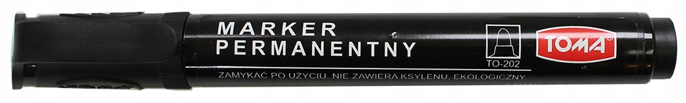 MARKER PERMANENTNY TOMA TO-202 CZARNY Marka Toma