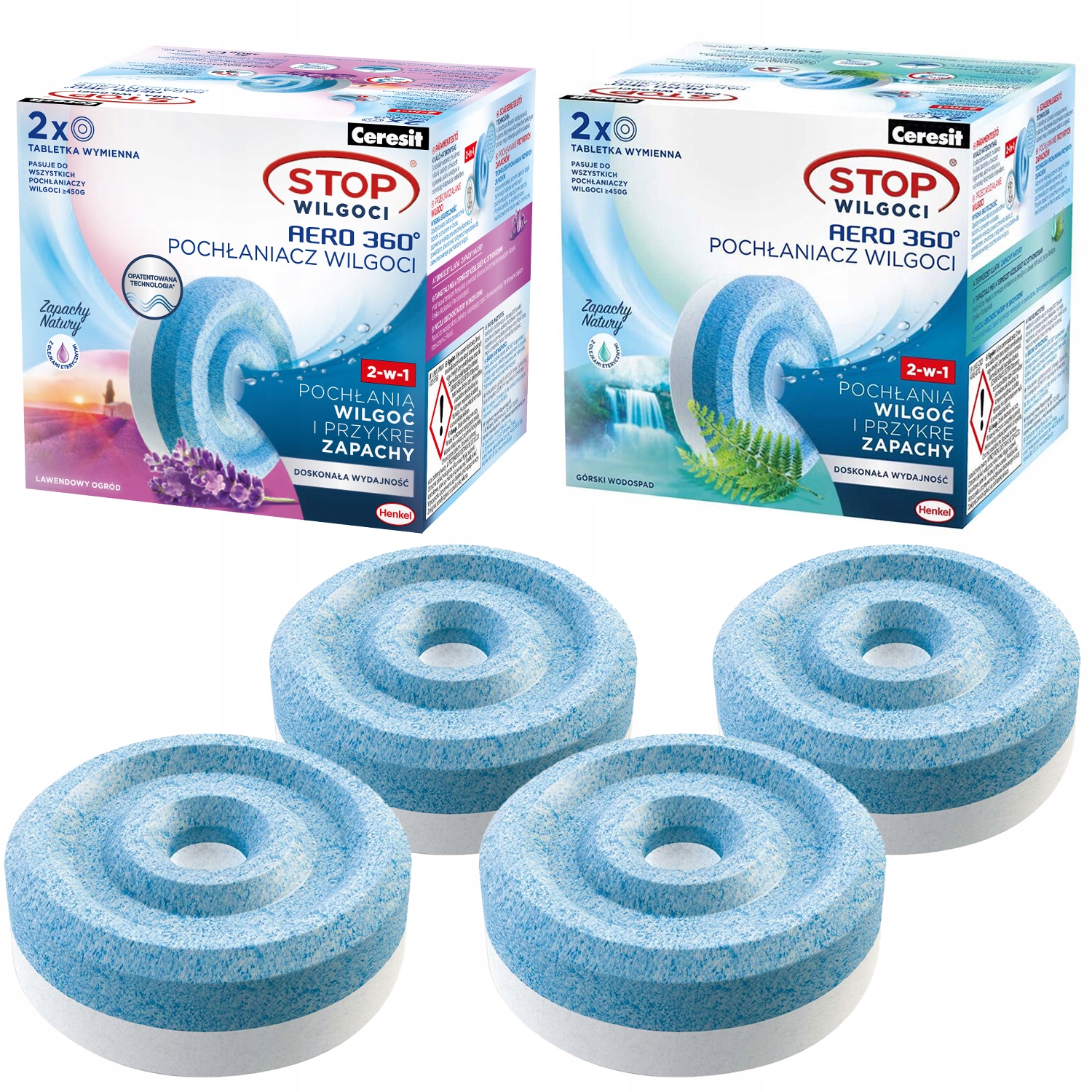 

4x Pochłaniacz Stop Wilgoci Ceresit Aero Wkłady