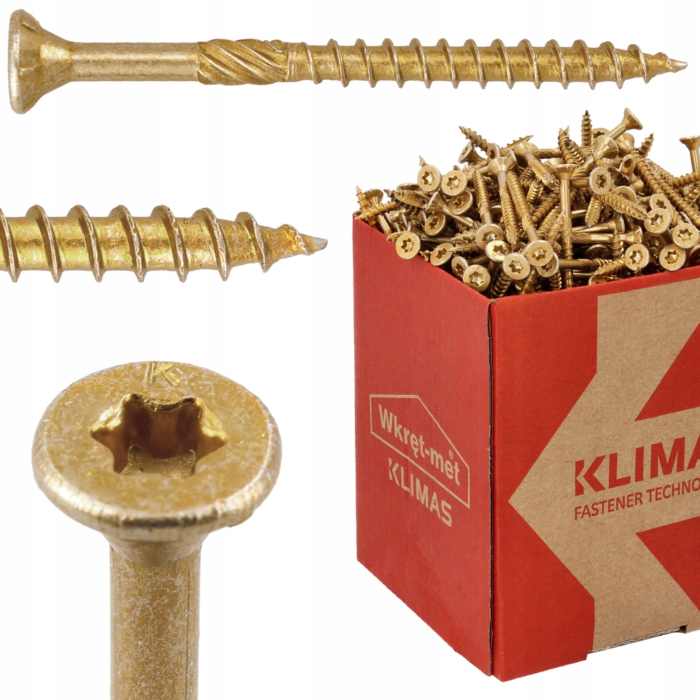 

Wkręty ciesielskie do drewna Torx 4,0x50 300szt