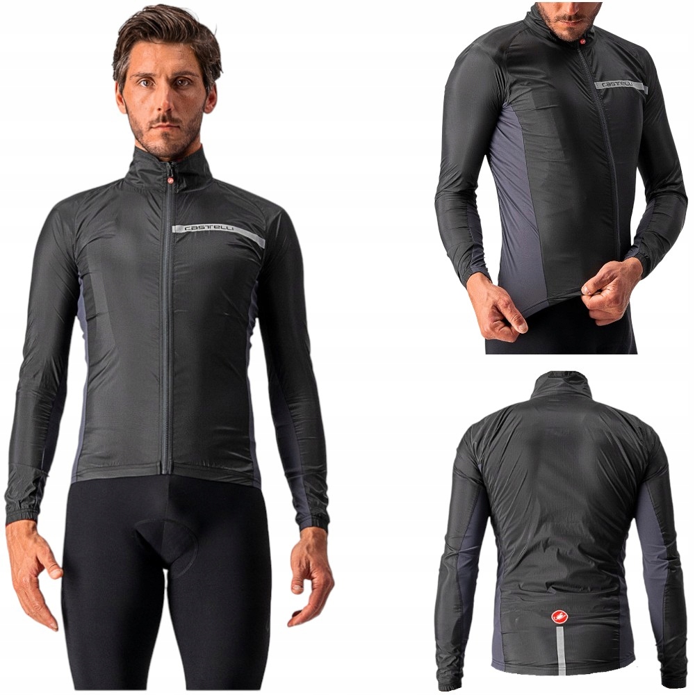 Castelli Squadra Stretch Kurtka rowerowa wiatrówka czarna XXL