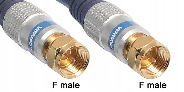 Kabel antenowy RF F/wtyk - F/wtyk HQ VITALCO 1m Marka Vitalco