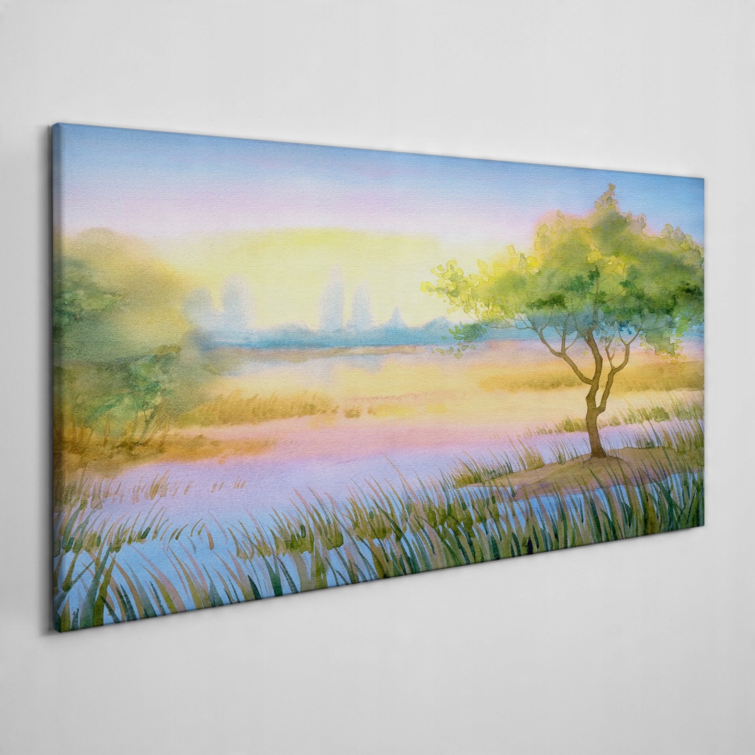 

Obraz na płótnie Akwarela natura drzewo 140x70 cm
