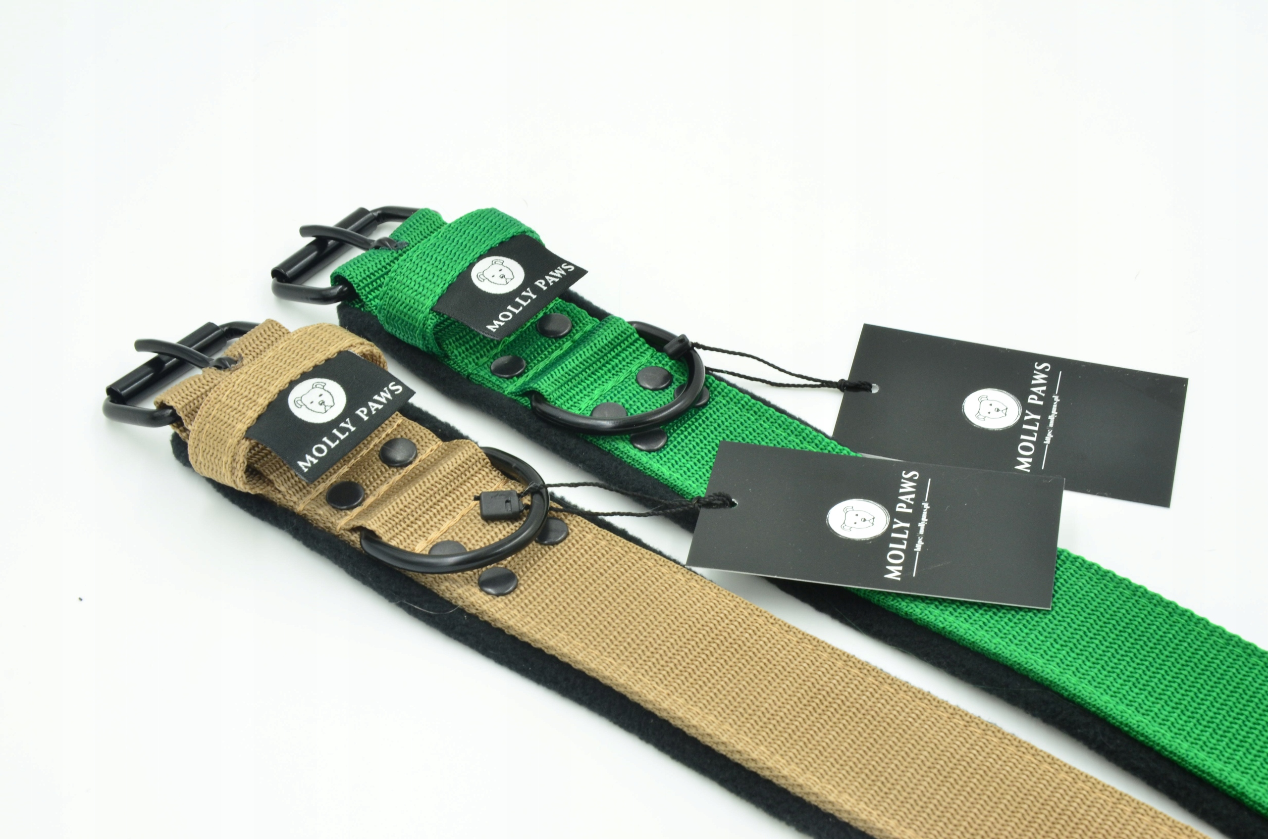Levně Lehký obojek pro psa s výšivkou vel.39 Cm-46cm tolerance +/- 1cm