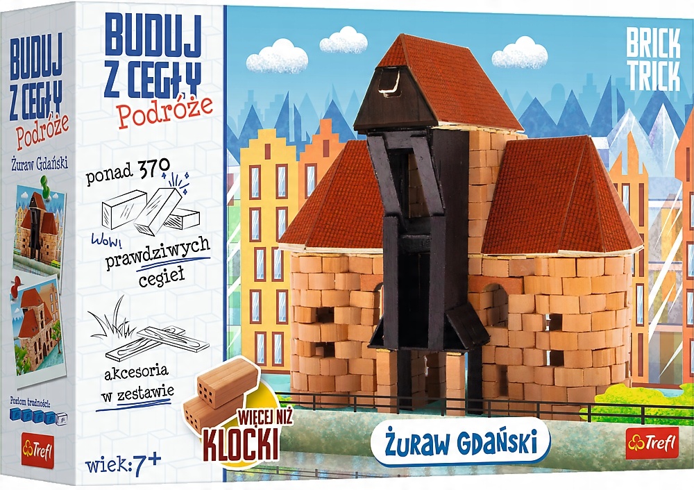 

Trefl Buduj z cegły Żuraw Gdański 61385 XL
