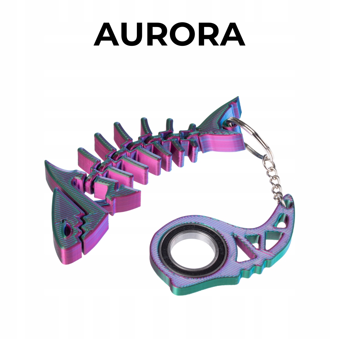 KEYSPINNER KEYRAMBIT KEYFLIPPER + REKINEK CZERWONY ZESTAW FLEXI HIT TIKTOK Kolor czerwony