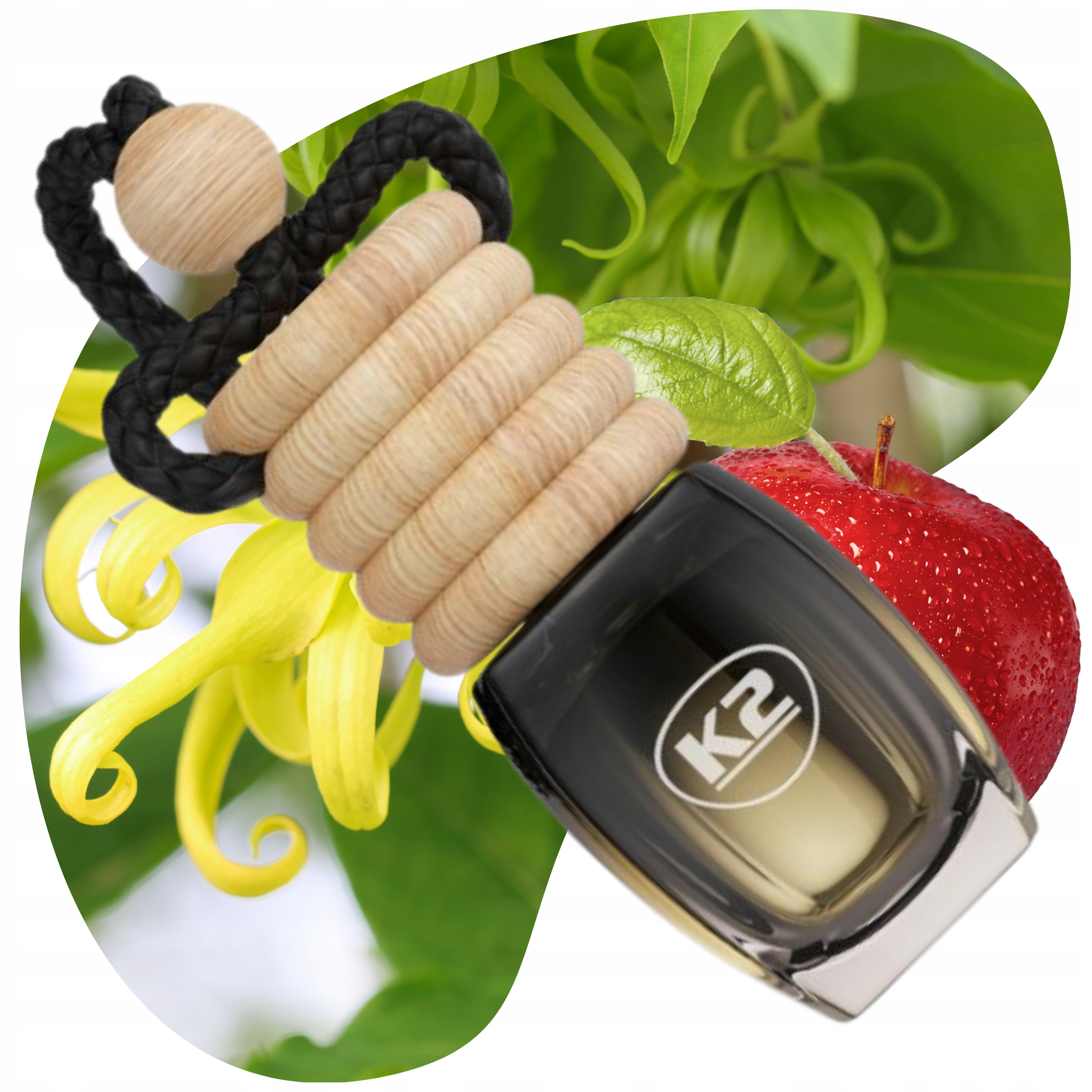 ZAWIESZKA ZAPACH ZAPACHOWA NA LUSTERKO AUTA K2 VENTO AURORA 8ML ZAPASZEK