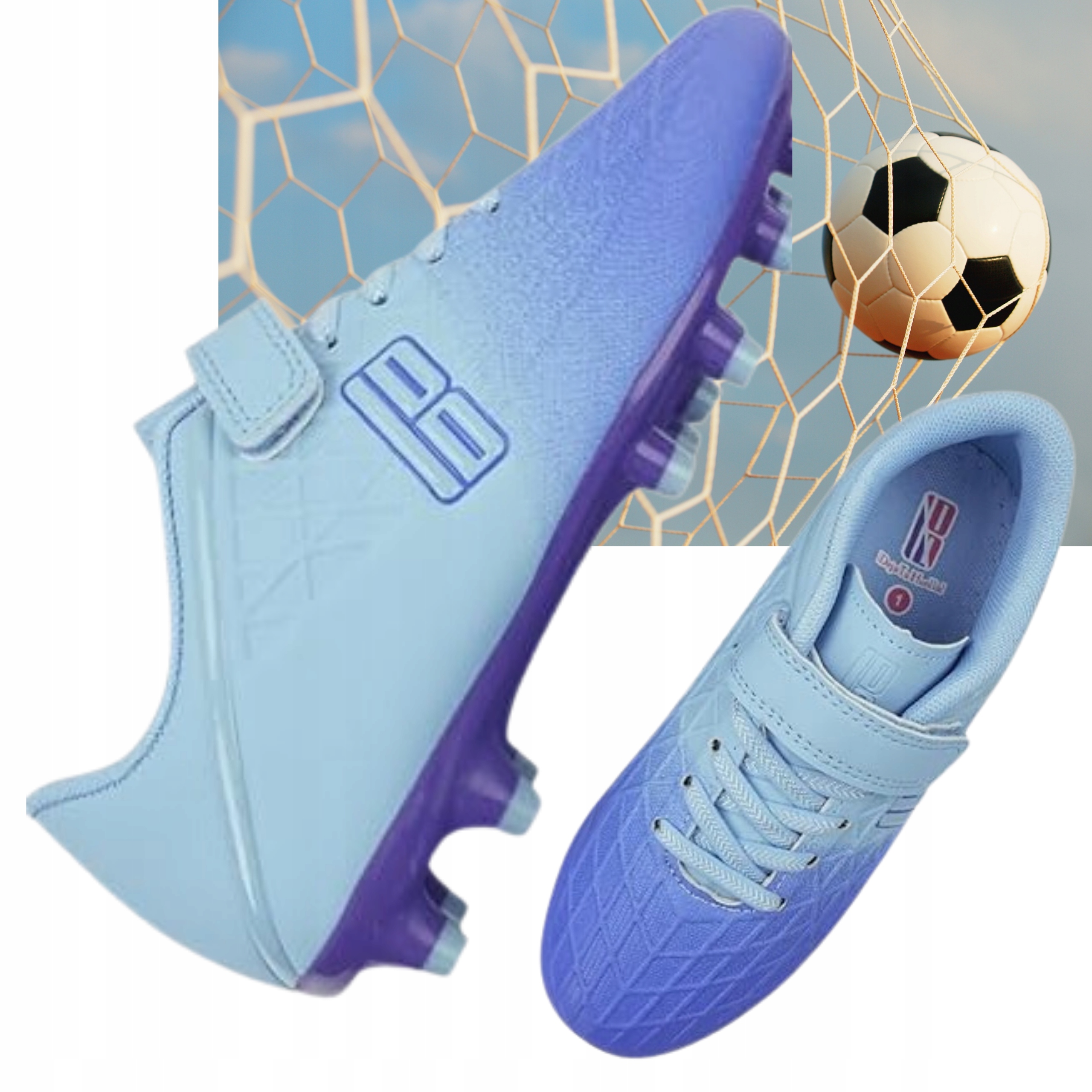 Dětské sportovní tréninkové kopačky na fotbal a lanka