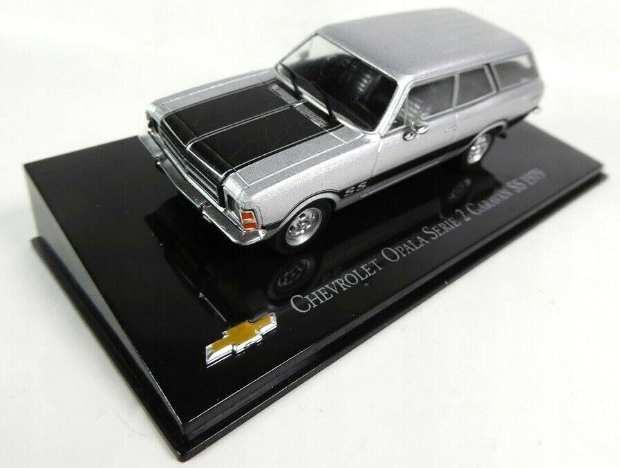 Chevrolet Opala serie 2 Caravan Ss 1979 srebrny 1/43 IXO/Altaya