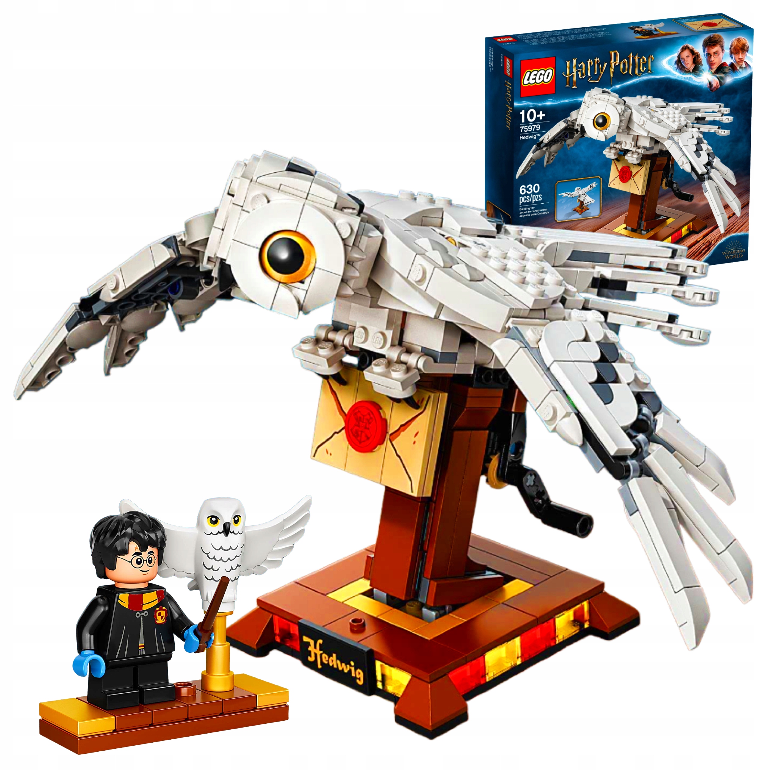 Klocki LEGO Harry Potter Hedwiga 630 elementów 75979