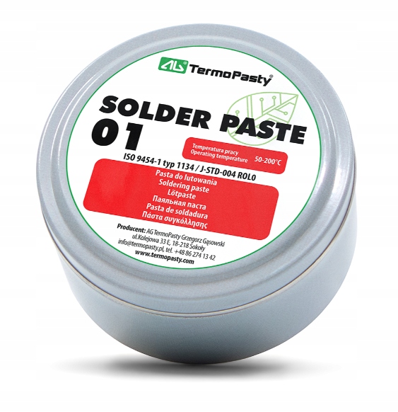 Паяльная паста AGT-036 20 г