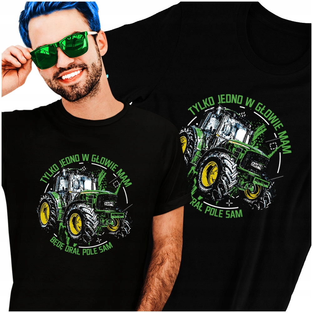 

Rolnika Trakor John Deere Zielony Śmieszne M