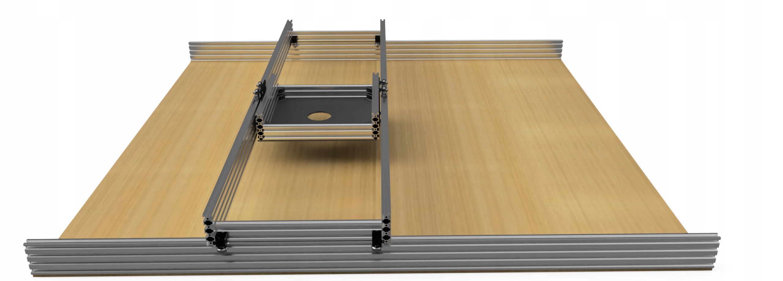 PLANER PROWADNICA DO FREZARKI DO DREWNA 200x200 cm Rodzaj prowadnica