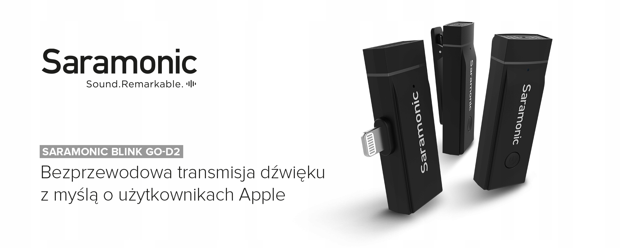 Saramonic Mikrofon Bezprzewodowy Blink Go-D2 Model BlinkGo-D2