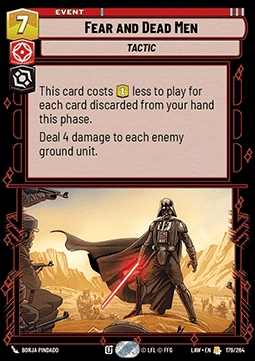 Karta Fear and Dead Men SWU LAW #179