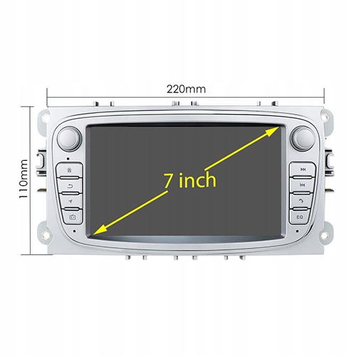 RADIO FORD MONDEO MK4 FOCUS MK2 MK3 GALAXY S-MAX Model ANDROID AUTO CARPLAY