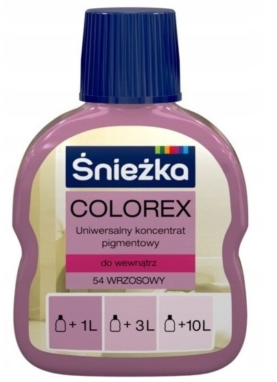 

Colorex Śnieżka Pigment Do Farb 100ml Wrzosowy