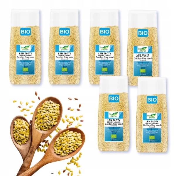 Len Złoty 6x1kg Bio Planet Bio Ekologiczny
