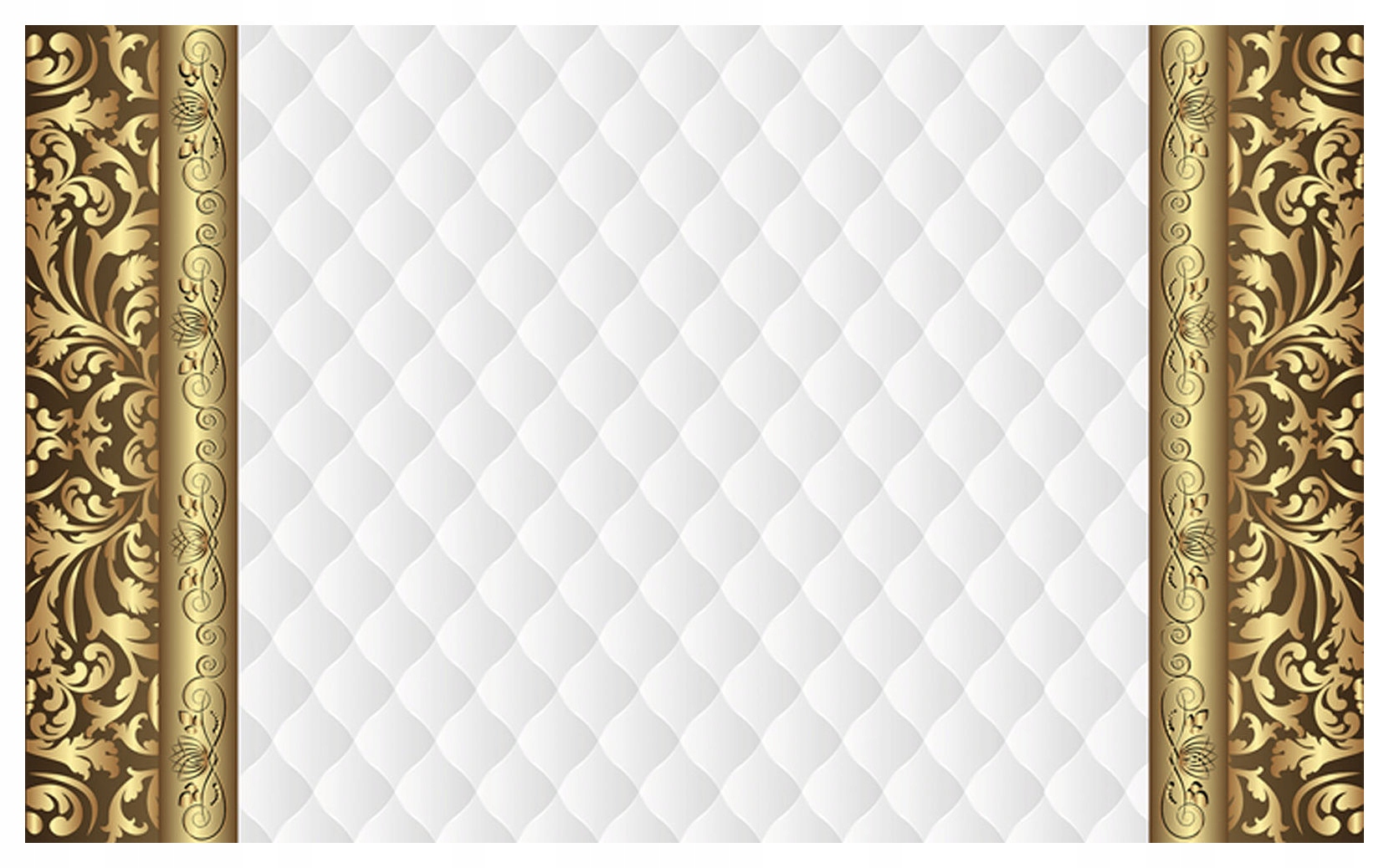 Tapeta Zlatý ornament luxusní hotelový styl bílá elegance 200x140 lepidlo