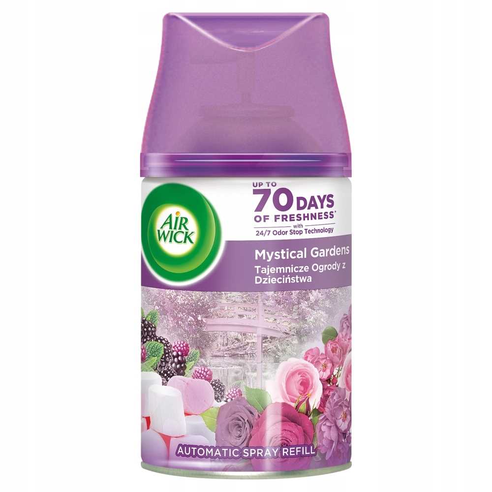 Levně 4x Air Wick Freshmatic Tajemná náplň do zahrady z dětství 250 ml