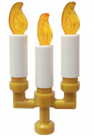 

Lego Akcesoria Świeca Świecznik Złoty 73117 zestaw