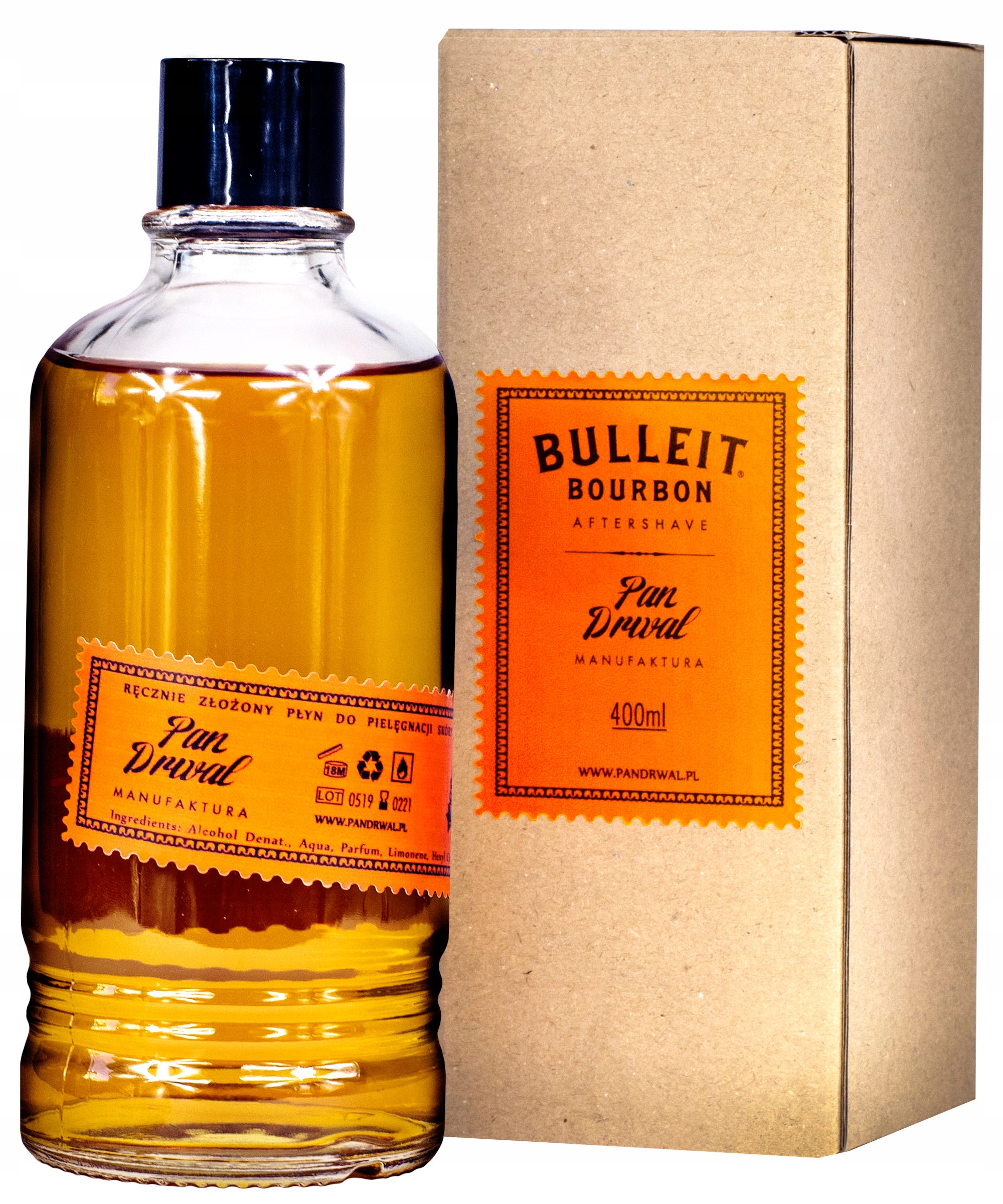 Pan Drwal Bulleit Voda po holení 400 ml
