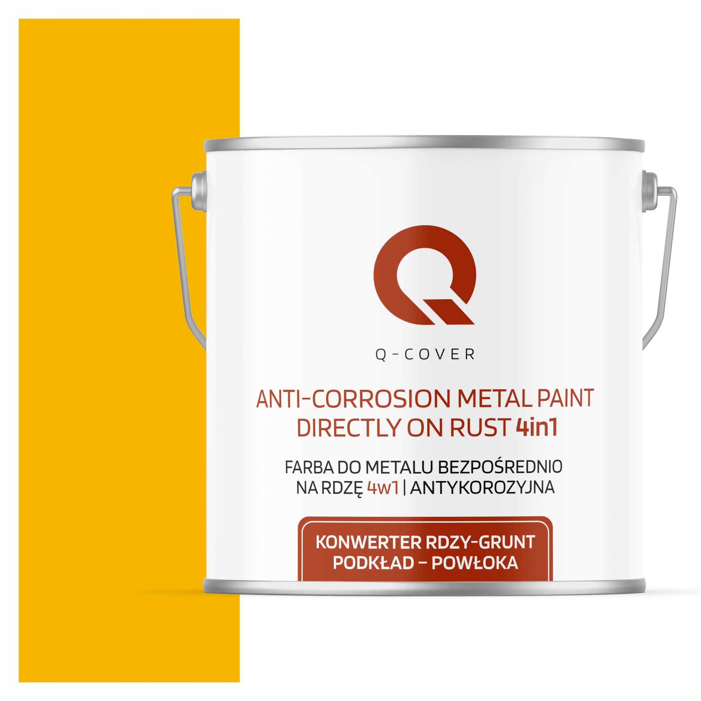 Antikorózna Farba Na Kov Proti Hrdzi Žltá Kadmiová Ral 1021 Polomatná 5 L