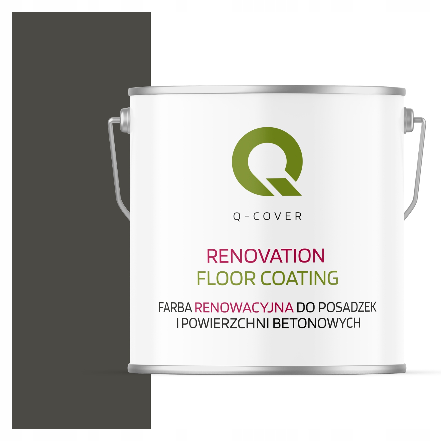 Farba Na Renováciu Betónových Podláh Šedá Tmavá Ral 7022 Lesk 5 L