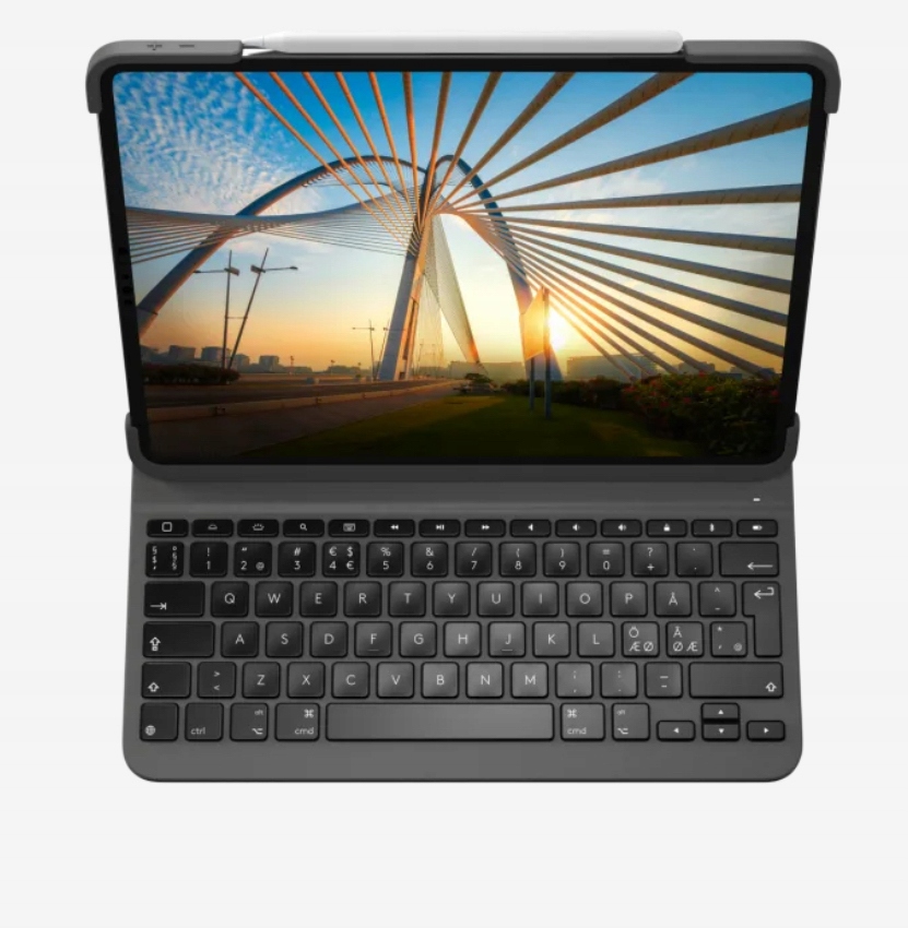 Klawiatura Logitech slim folio pro układ nordycki