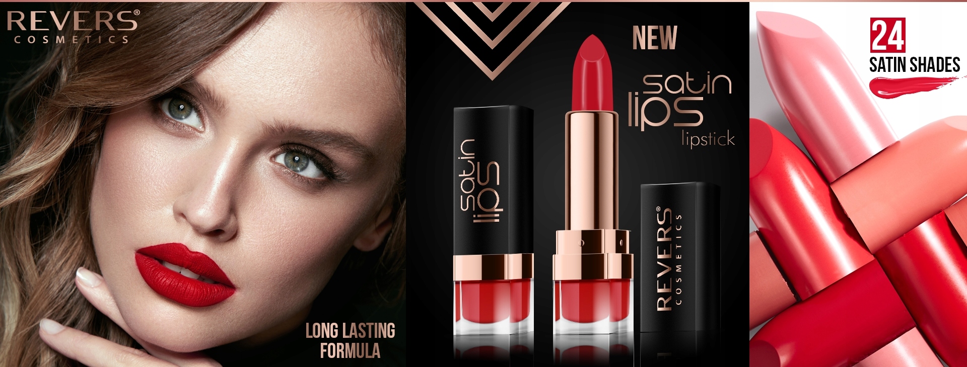 REVERS szminka Satin Lips satynowy efekt 06 Marka Revers